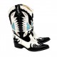 WHITE COWBOY BOOTS VINTAGE WHITE COWBOY BOOTS VINTAGE