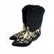 BLACK LEATHER COWBOY BOOTS BLACK LEATHER COWBOY BOOTS