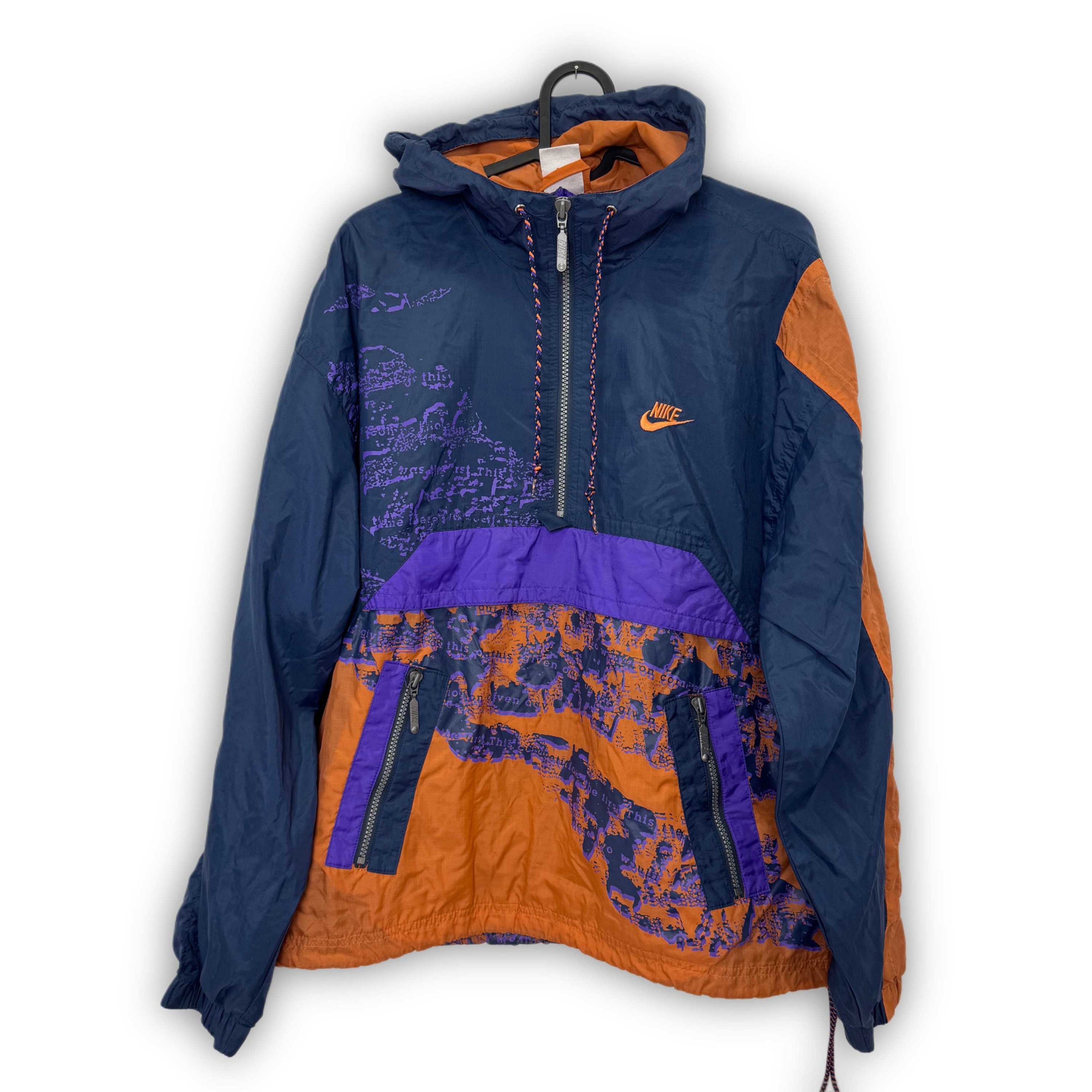 NIKE 90s SPORTS HALF ZIPPER WIND BREAKER NIKE 90s SPORTS HALF ZIPPER WIND BREAKER