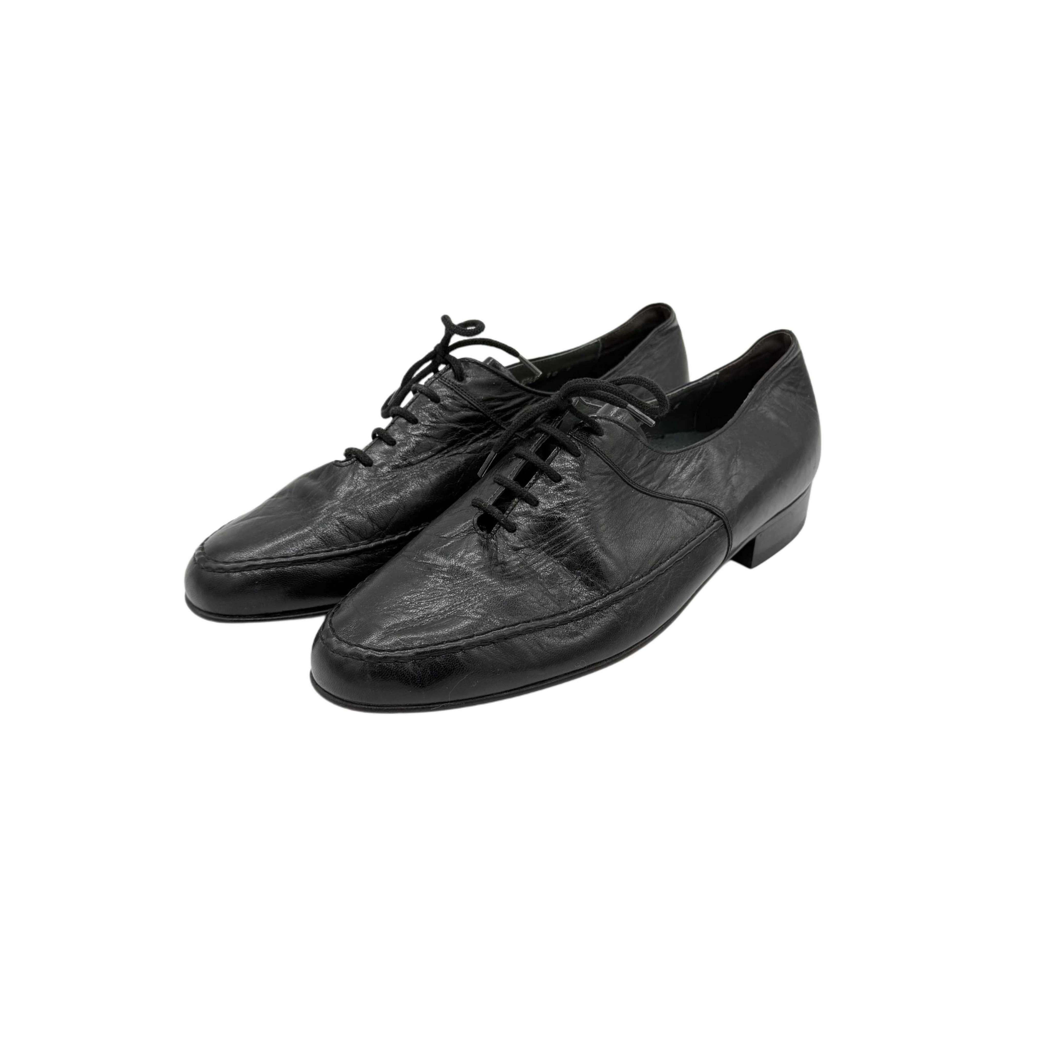 SALAMANDER BLACK LEATHER VINTAGE SALAMANDER BLACK LEATHER VINTAGE