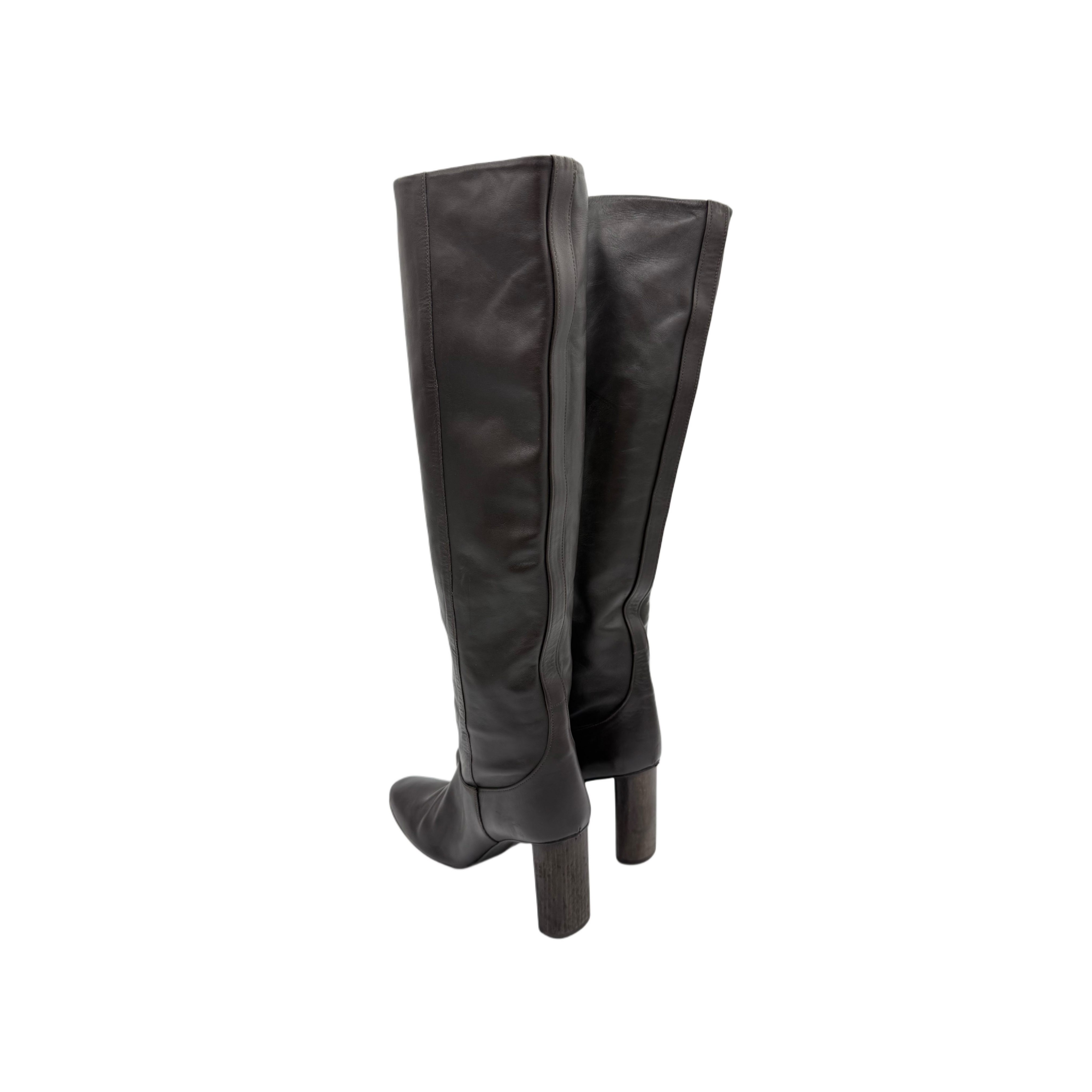 LEATHER BOOTS VINTAGE 