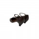 BROWN LEATHER HEELS VINTAGE BROWN LEATHER HEELS VINTAGE
