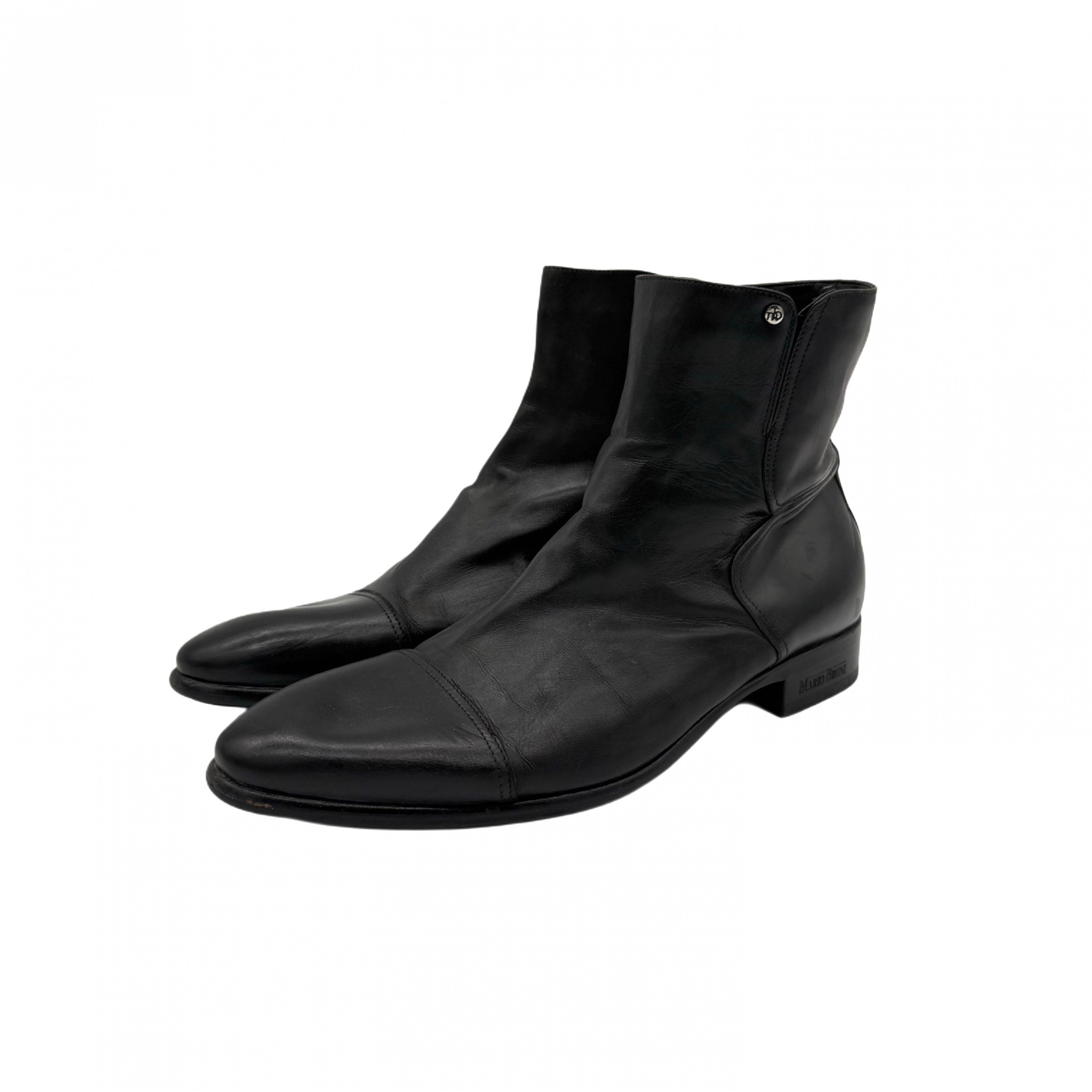 MARIO BRUNI BOOTS LEATHER MARIO BRUNI BOOTS LEATHER