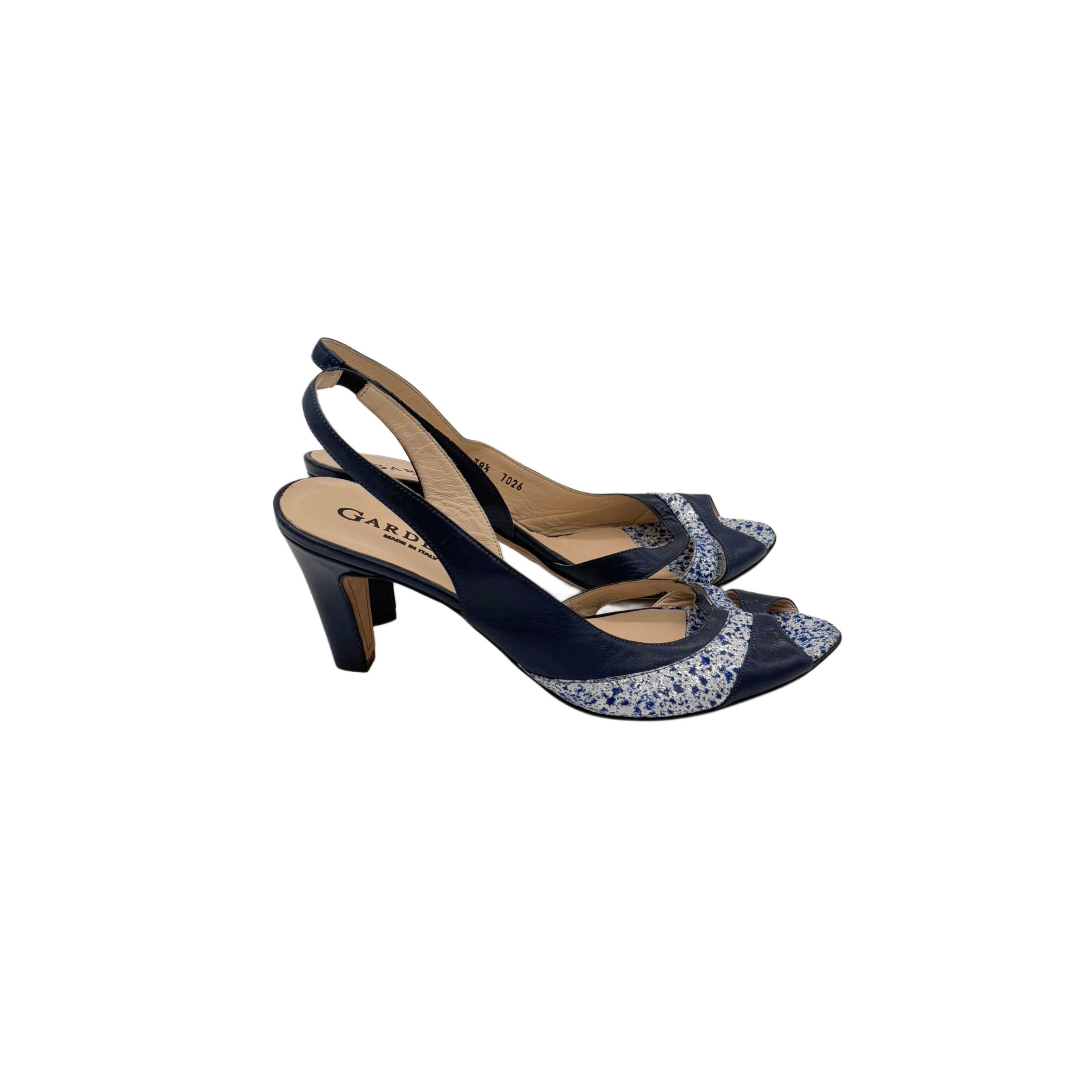 GARDENIA BLUE HEELS VINTAGE GARDENIA BLUE HEELS VINTAGE