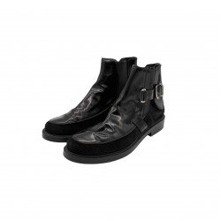 TOD'S BLACK LEATHER BOOTS VINTAGE 