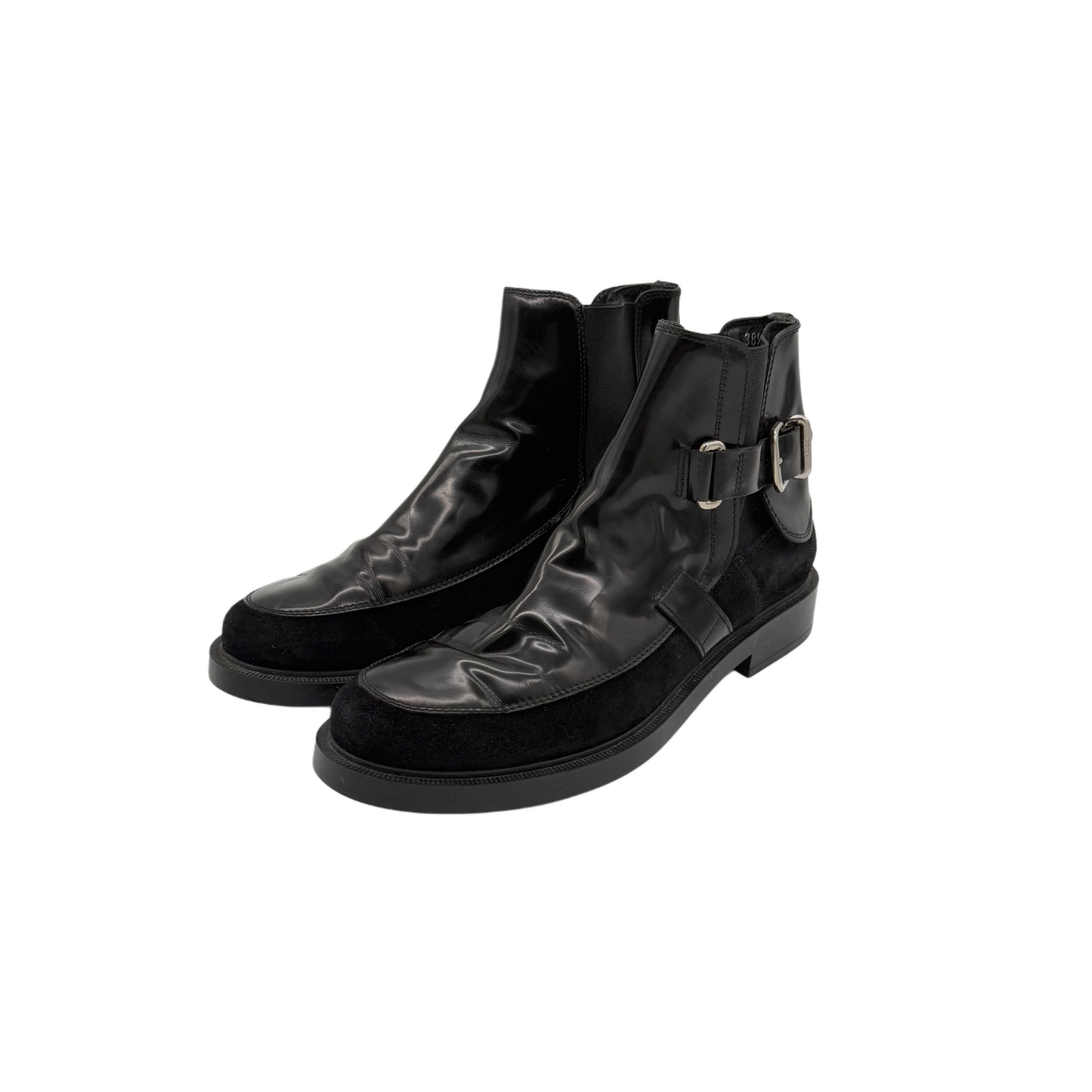 TOD'S BLACK LEATHER BOOTS VINTAGE TOD'S BLACK LEATHER BOOTS VINTAGE