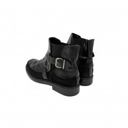 TOD'S BLACK LEATHER BOOTS VINTAGE 