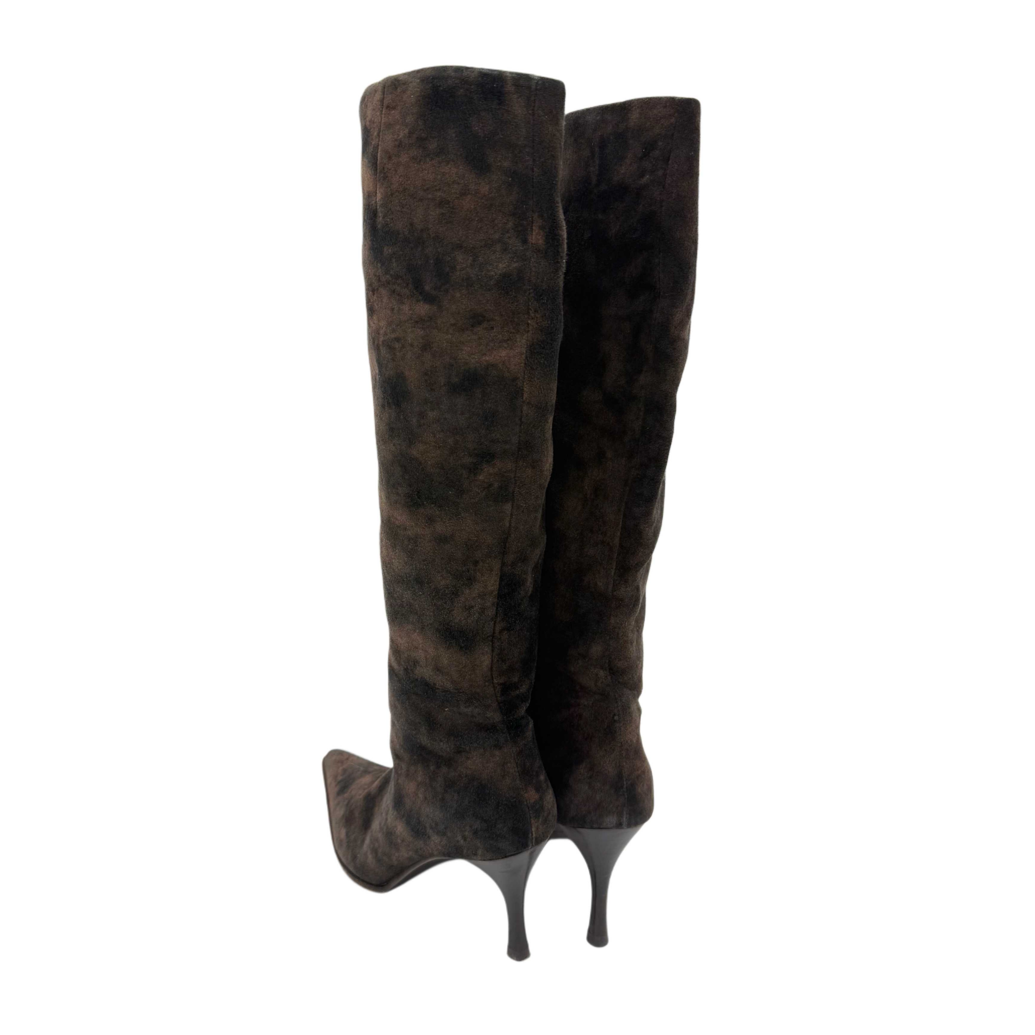 VERO CUOIO SUEDE HIGH HEEL BOOTS VERO CUOIO SUEDE HIGH HEEL BOOTS
