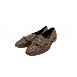 BROWN LEATHER LOAFERS VINTAGE