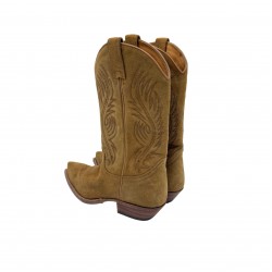 SUEDE COWBOY BOOTS VINTAGE 