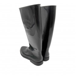BURBERRY BLACK RAIN BOOTS 