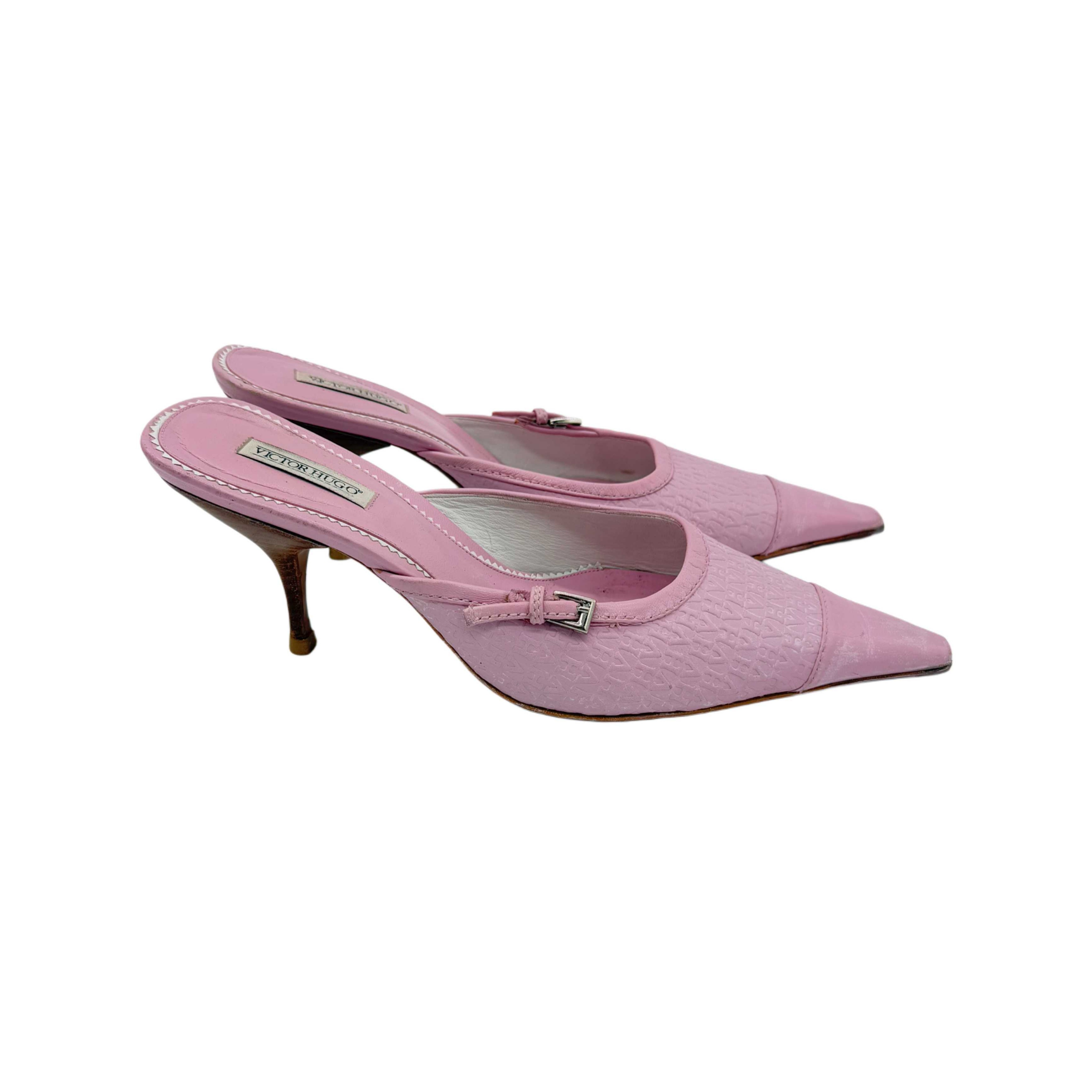 VICTOR HUGO HEELS PINK VICTOR HUGO HEELS PINK