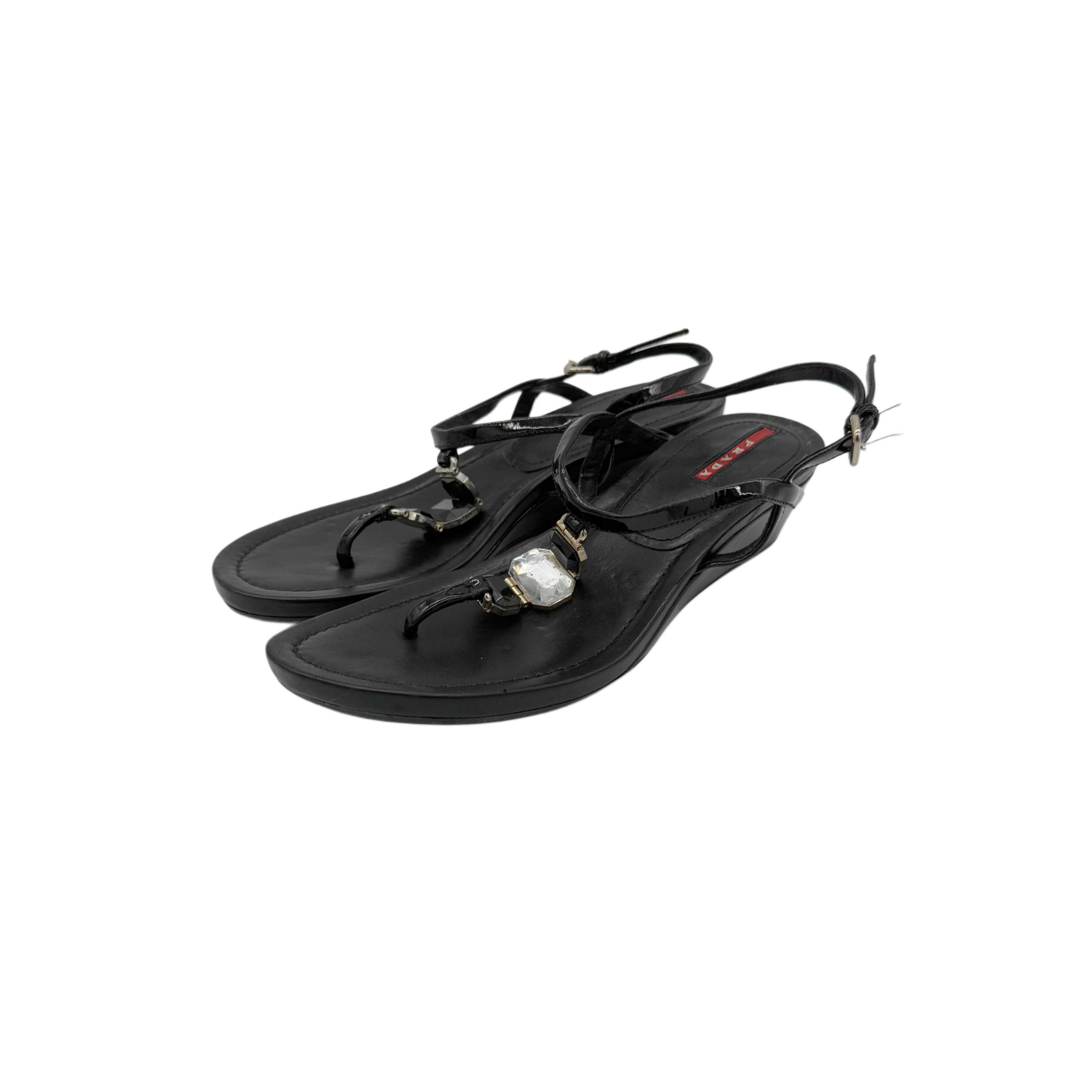PRADA LEATHER SANDAL PRADA LEATHER SANDAL
