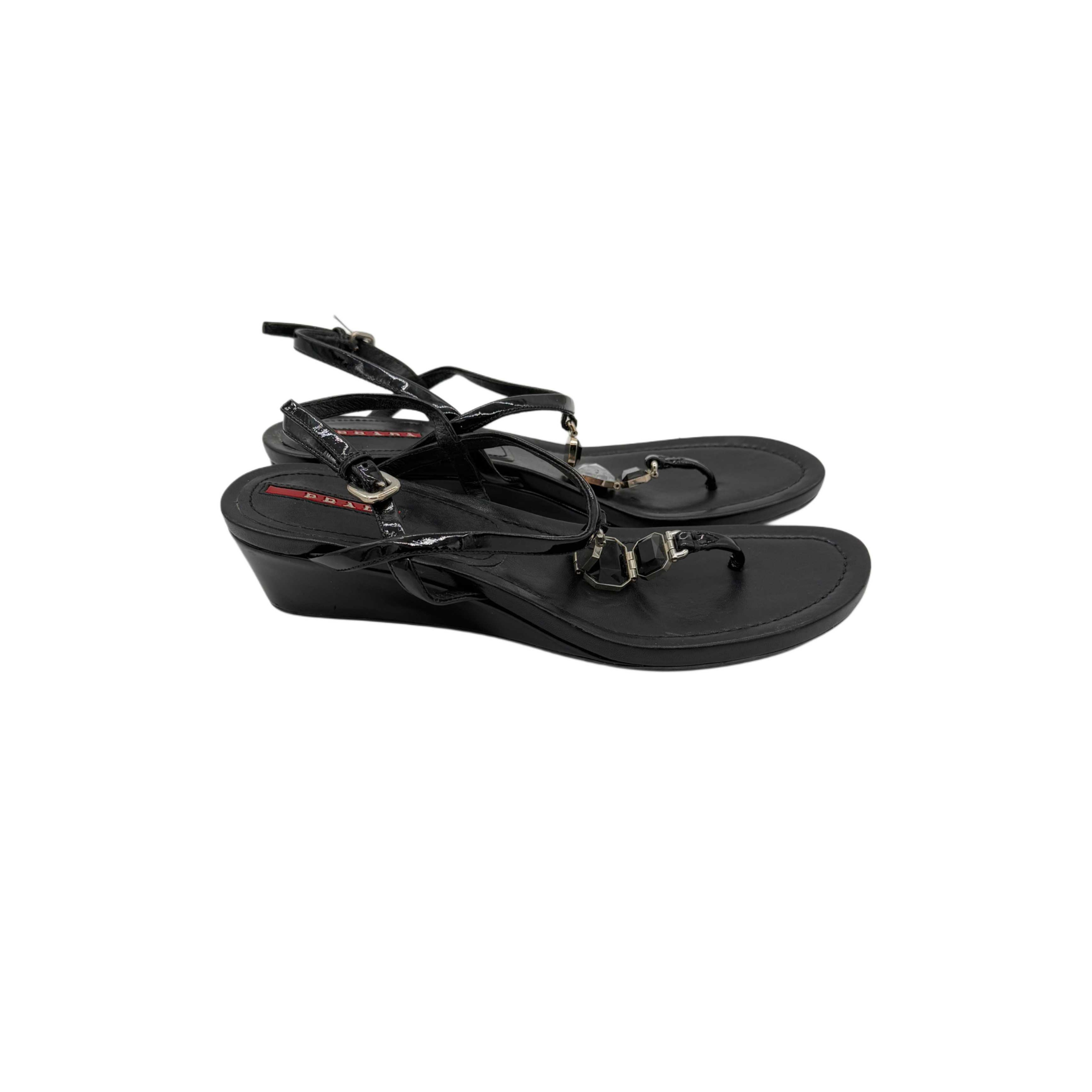 PRADA LEATHER SANDAL PRADA LEATHER SANDAL