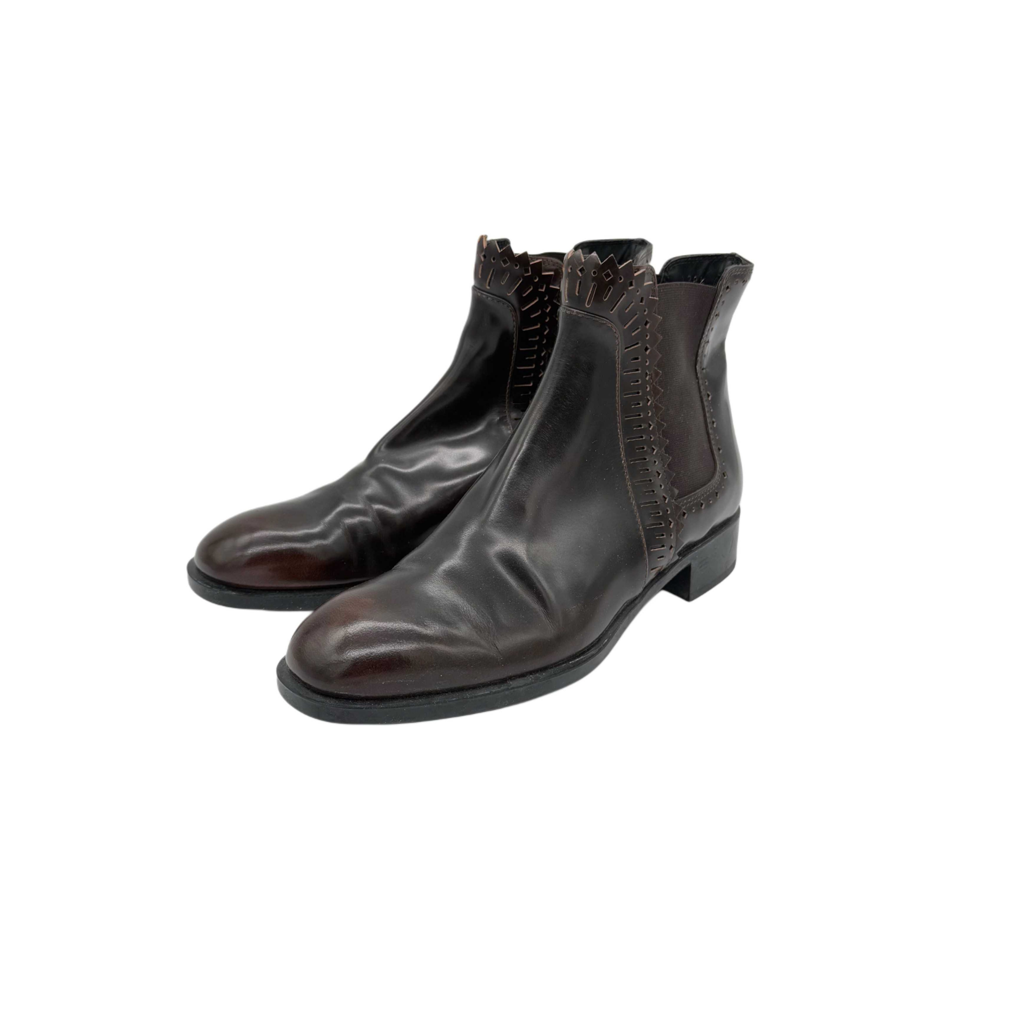 TOD'S BLACK BOOTS LEATHER TOD'S BLACK BOOTS LEATHER