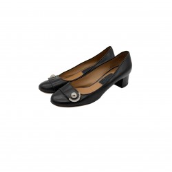 FERRAGAMO LEATHER HEELS