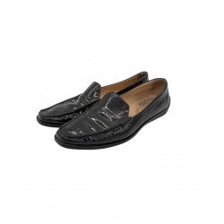 TOD'S BLACK LEATHER LOAFERS