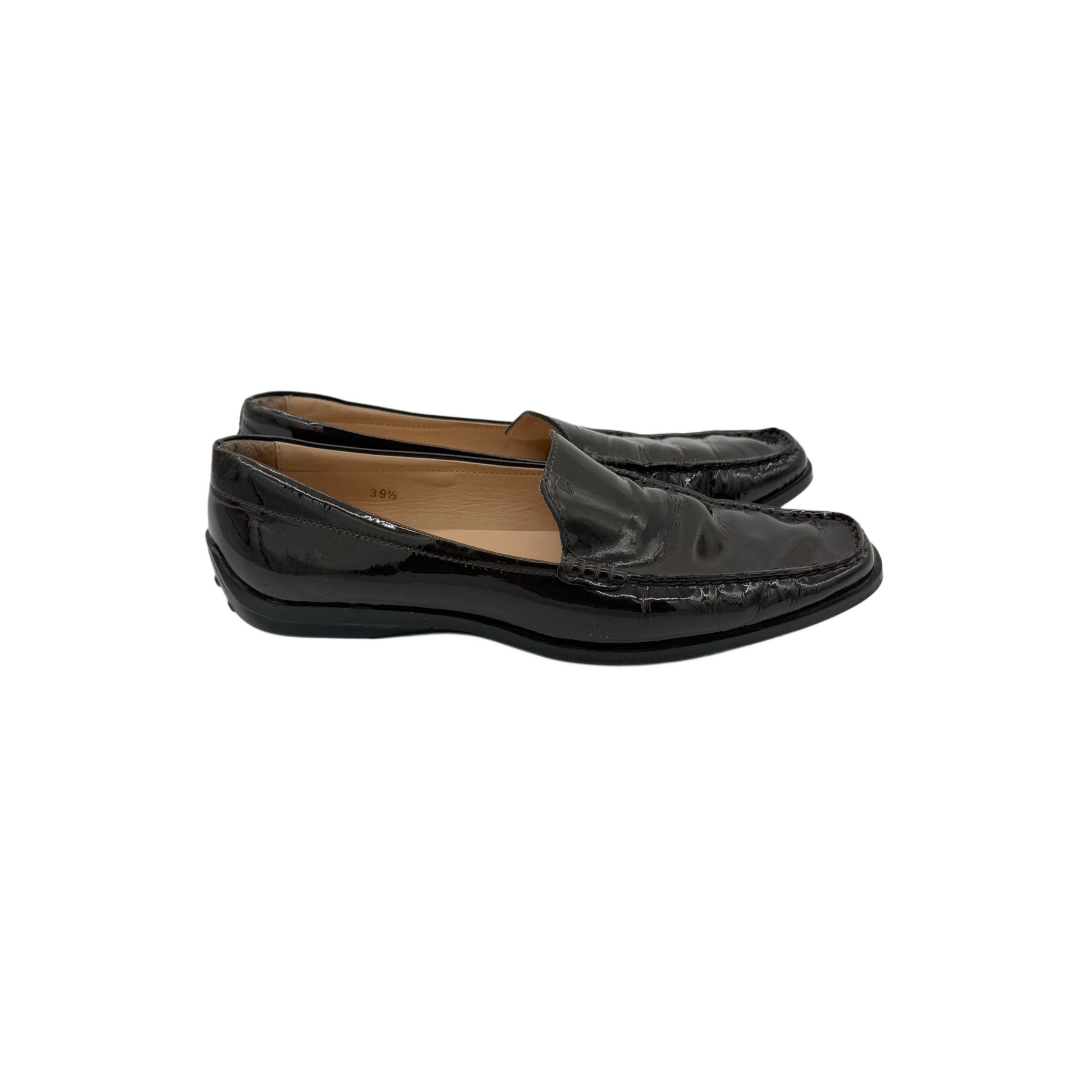 TOD'S BLACK LEATHER LOAFERS TOD'S BLACK LEATHER LOAFERS