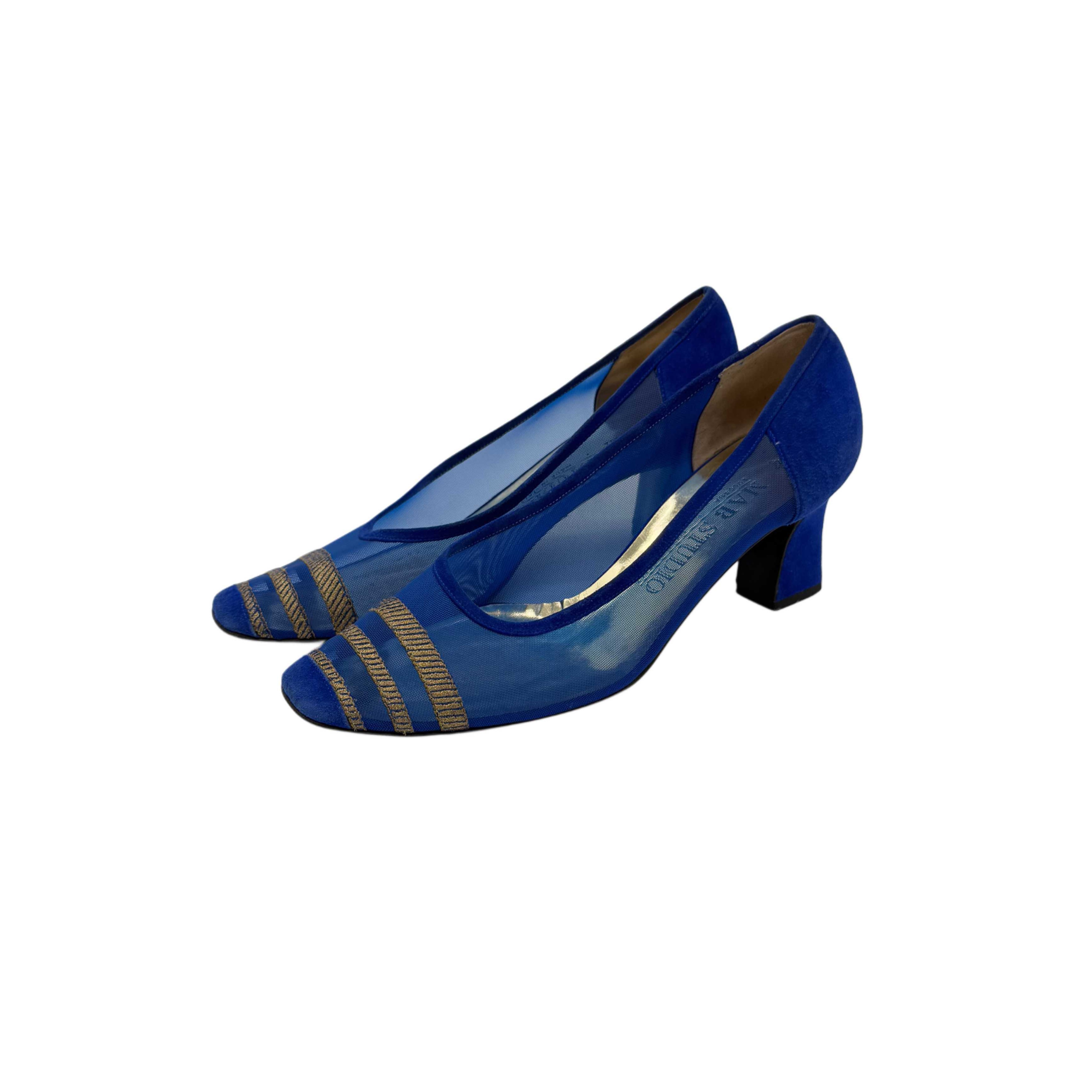 MAB STUDIO BLUE HEELS MAB STUDIO BLUE HEELS