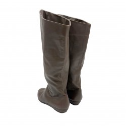 BROWN LEATHER BOOTS VINTAGE