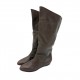 BROWN LEATHER BOOTS VINTAGE BROWN LEATHER BOOTS VINTAGE