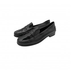 TOD'S BLACK MOCCASINS 