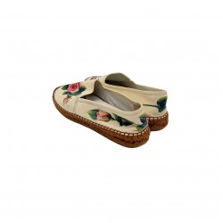 DOLCE AND GABBANA LEATHER ESPADRILLES 