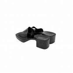 KARL LAGERFELD JELLY BLOCK HEELS BLACK