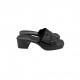 KARL LAGERFELD JELLY BLOCK HEELS BLACK KARL LAGERFELD JELLY BLOCK HEELS BLACK