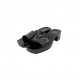 KARL LAGERFELD JELLY BLOCK HEELS BLACK KARL LAGERFELD JELLY BLOCK HEELS BLACK