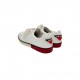 PRADA TWO-TONE SOLE WHITE LEATHER SNEAKERS PRADA TWO-TONE SOLE WHITE LEATHER SNEAKERS