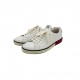 PRADA TWO-TONE SOLE WHITE LEATHER SNEAKERS PRADA TWO-TONE SOLE WHITE LEATHER SNEAKERS