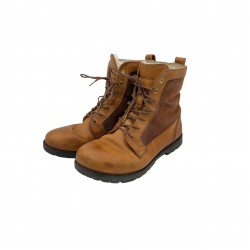 BIRKENSTOCK BROWN LEATHER BOOTS 