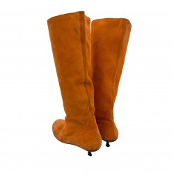 ORANGE SUEDE VERO CUOIO BOOTS 