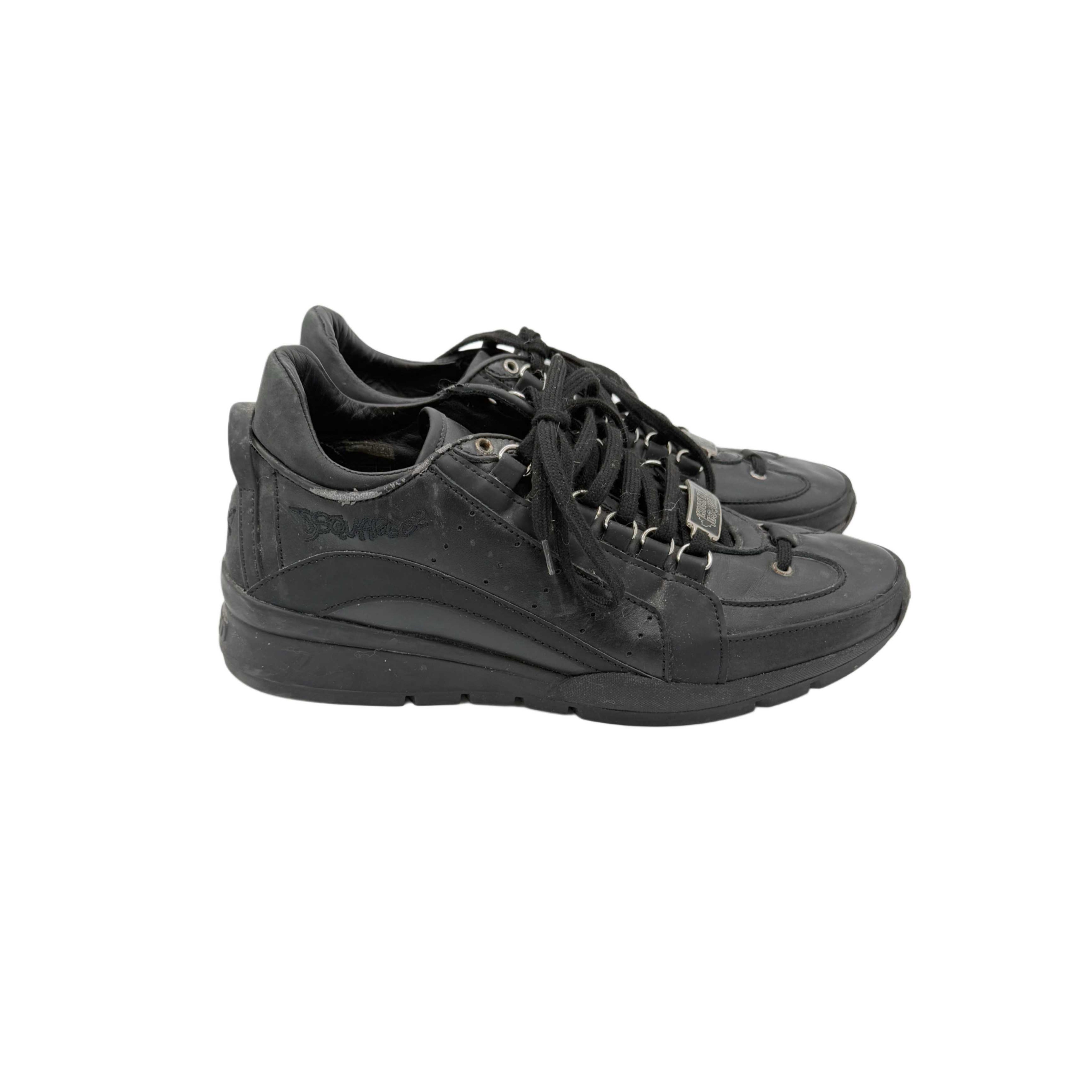 DSQUARED2 BLACK SNEAKERS DSQUARED2 BLACK SNEAKERS