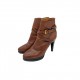 RALPH LAUREN BROWN HIGH HEEL BOOTS RALPH LAUREN BROWN HIGH HEEL BOOTS