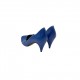 BLUE LEATHER HIGH HEELS VINTAGE BLUE LEATHER HIGH HEELS VINTAGE