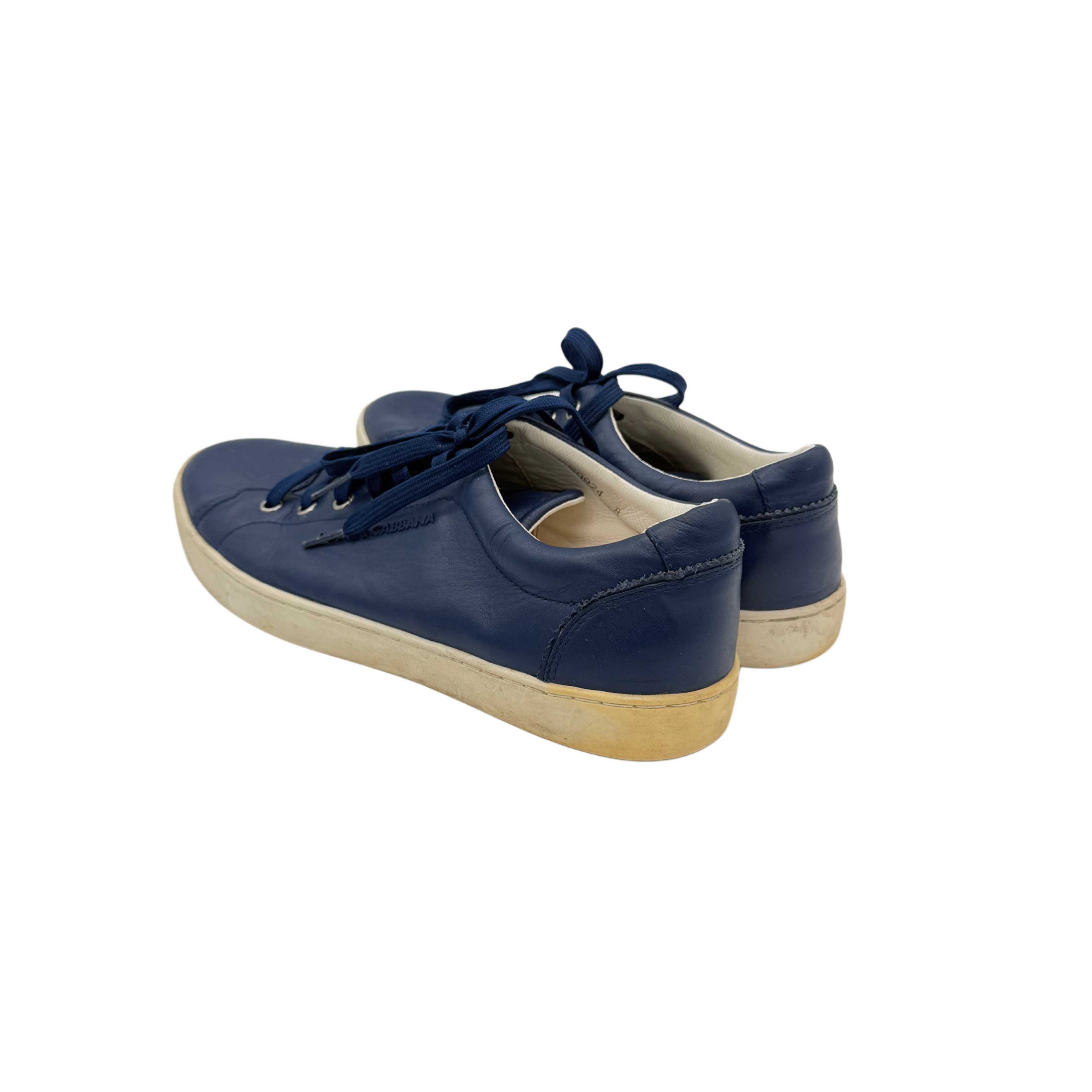 DOLCE AND GABBANA DARK BLUE SNEAKERS 