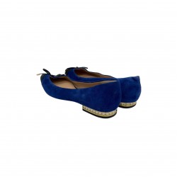 KARL LAGERFELD SUEDE BALLERINA'S 