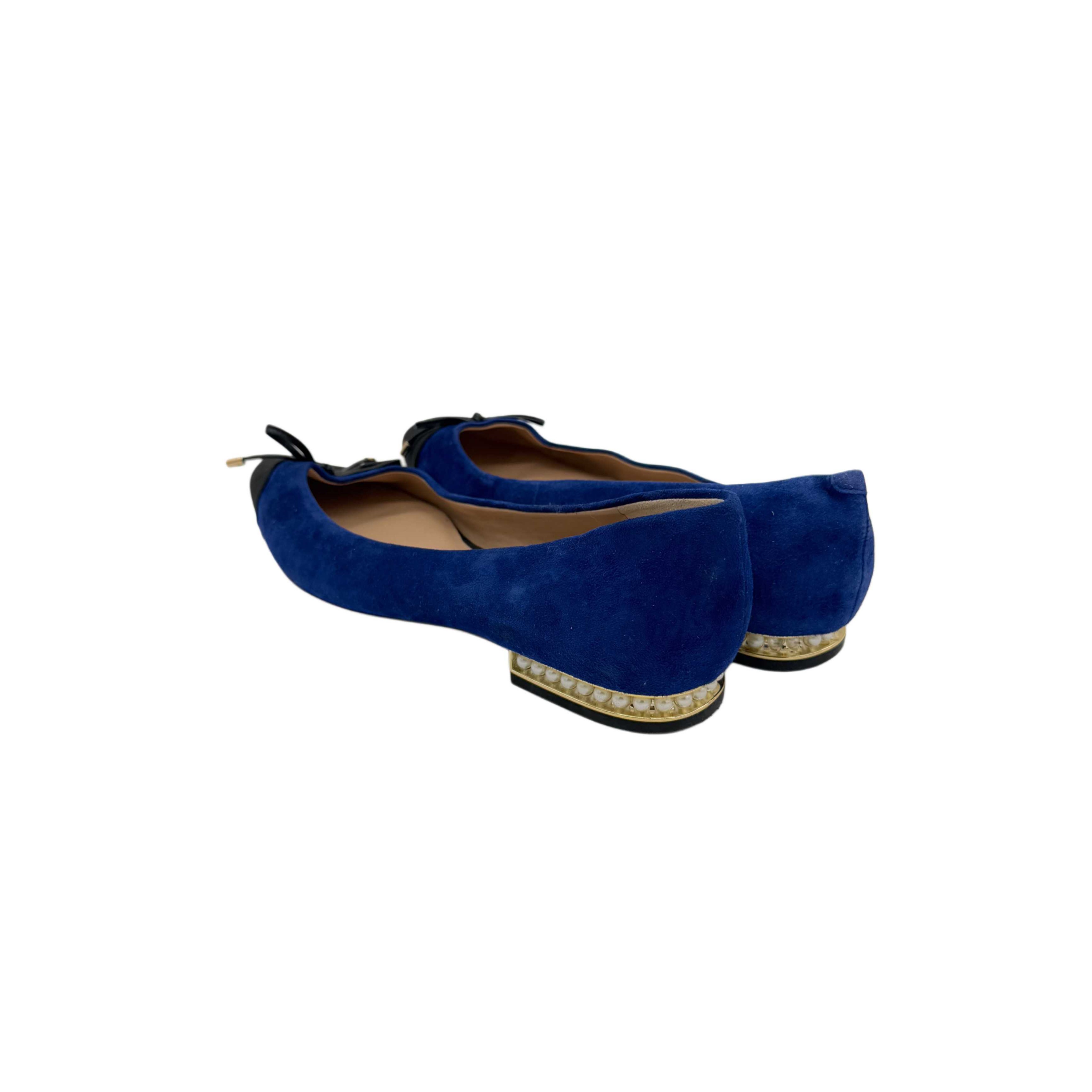 KARL LAGERFELD SUEDE BALLERINA'S KARL LAGERFELD SUEDE BALLERINA'S
