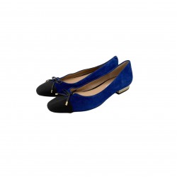 KARL LAGERFELD SUEDE BALLERINA'S 