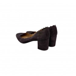 CHLOE SUEDE LOW HEELS