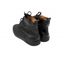 CHRISTIAN LOUBOUTIN BLACK SPIKE
