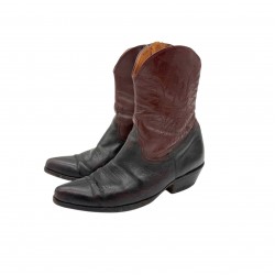 VINTAGE LEATHER COWBOY BOOTS 