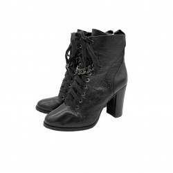 KARL LAGERFELD COMBAT CLEARANCE BOOTS