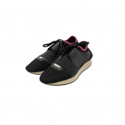 BALENCIAGA CLOTH TRAINERS BLACK