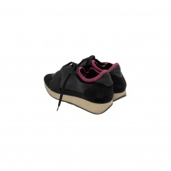 BALENCIAGA CLOTH TRAINERS BLACK