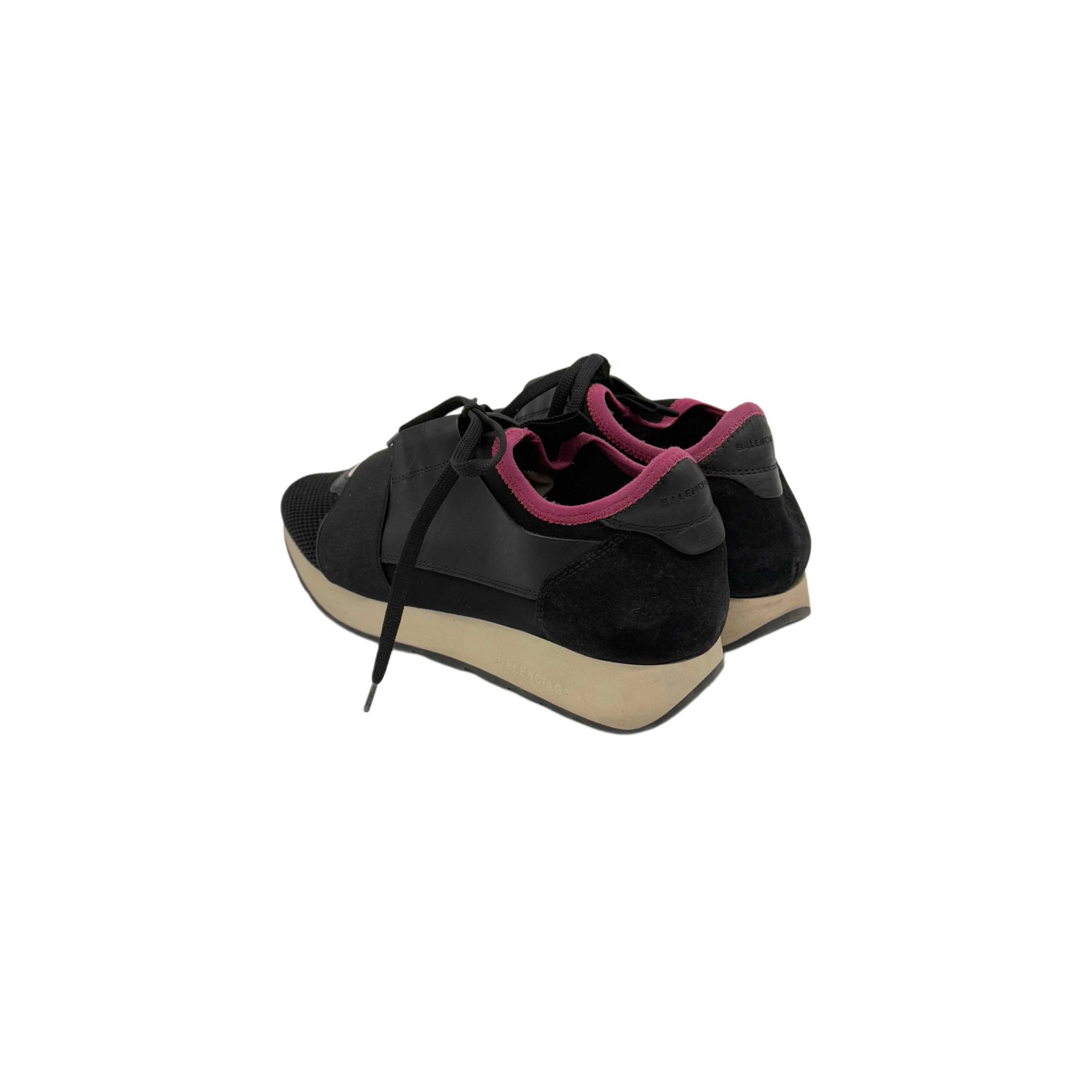 BALENCIAGA CLOTH TRAINERS BLACK BALENCIAGA CLOTH TRAINERS BLACK