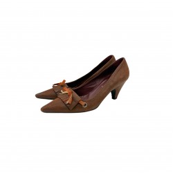 PRADA HEELS LEATHER