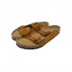 BIRKENSTOCK BROWN TWO STRAPS FLAT SANDALS BIRKENSTOCK BROWN TWO STRAPS FLAT SANDALS